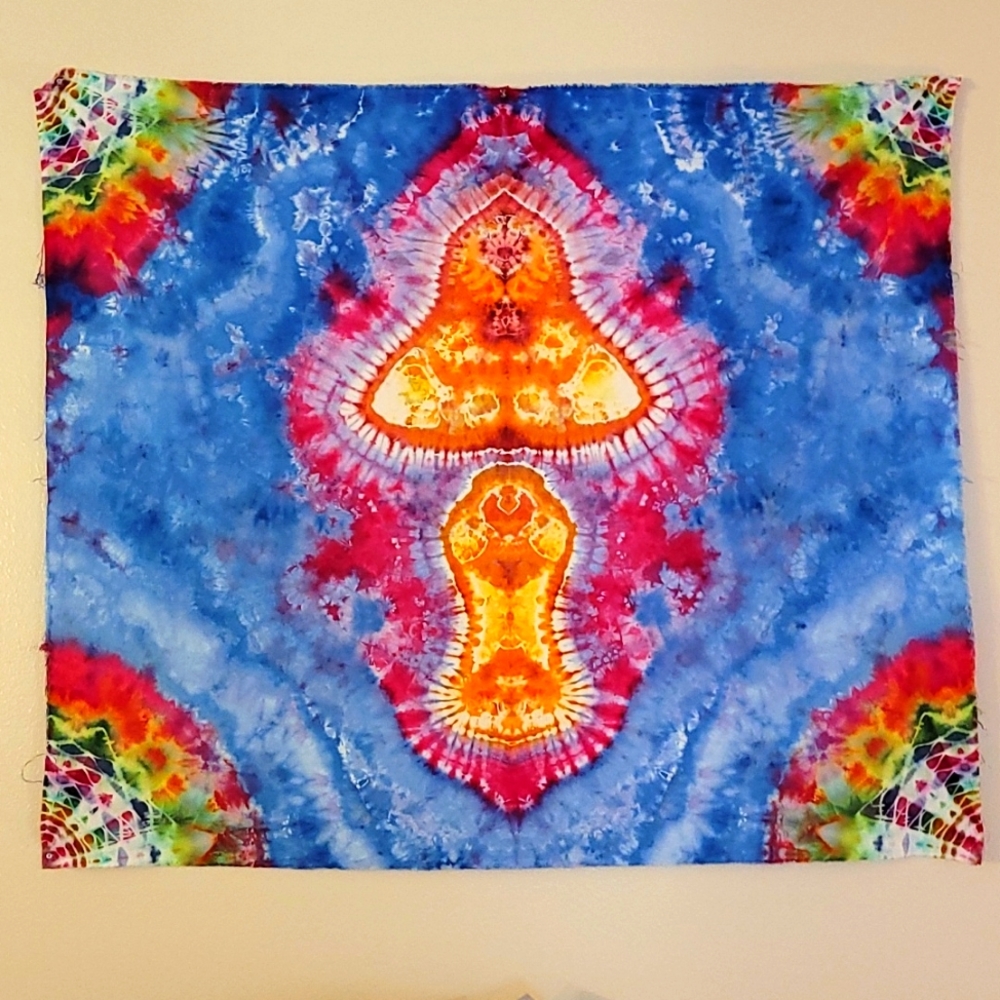 Tye dye tapestry